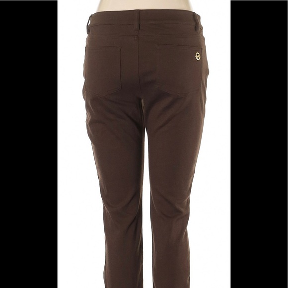 Micheal Kors basics knit stretch pant chocolate NWT - Picture 2 of 9